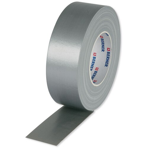 Textieltape grijs 50 mm x 50 m